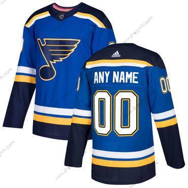 Adidas St. Louis Blues Personalizované Modrý 2017-2018 Hokejový Sešitý NHL dres – Pánské