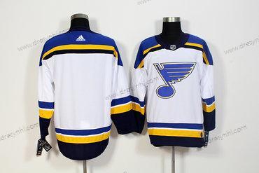 Adidas St. Louis Blues Prázdný Bílý dres – Pánské