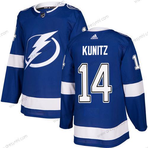 Adidas Tampa Bay Lightning #14 Chris Kunitz Modrý Domácí dres Autentické Sešitý NHL dres – Pánské