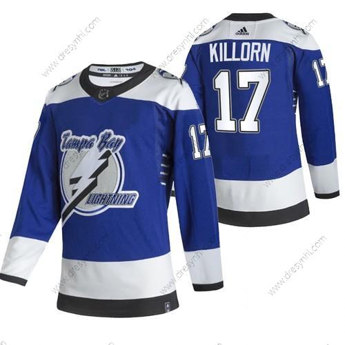 Adidas Tampa Bay Lightning #17 Alex Killorn Modrý 2020-21 Obrácený Retro Náhradní NHL dres – Pánské