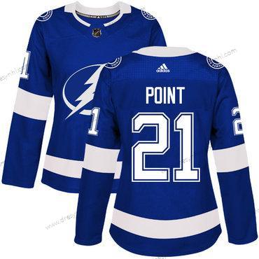 Adidas Tampa Bay Lightning #21 Brayden Point Modrý Domácí dres Autentické Sešitý NHL dres – Dámské