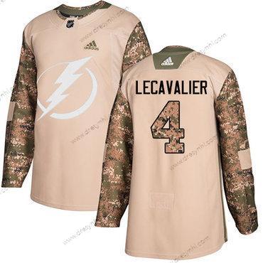 Adidas Tampa Bay Lightning #4 Vincent Lecavalier Camo Autentické 2017 Veterans Day Sešitý NHL dres – Pánské