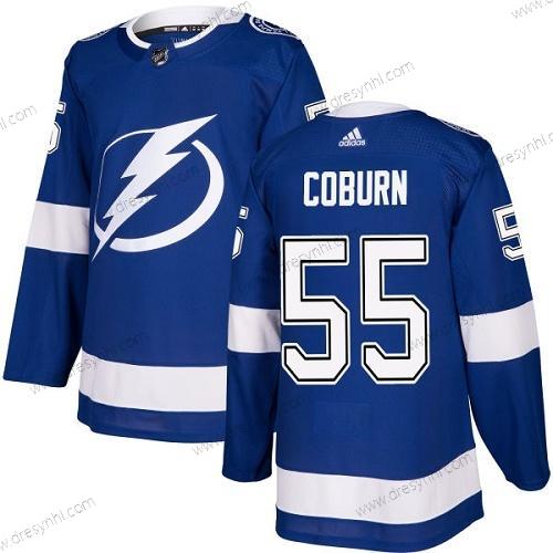 Adidas Tampa Bay Lightning #55 Braydon Coburn Modrý Domácí dres Autentické Sešitý NHL dres – Pánské