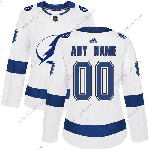 Adidas Tampa Bay Lightning Personalizované NHL Autentické Bílý dres – Dámské