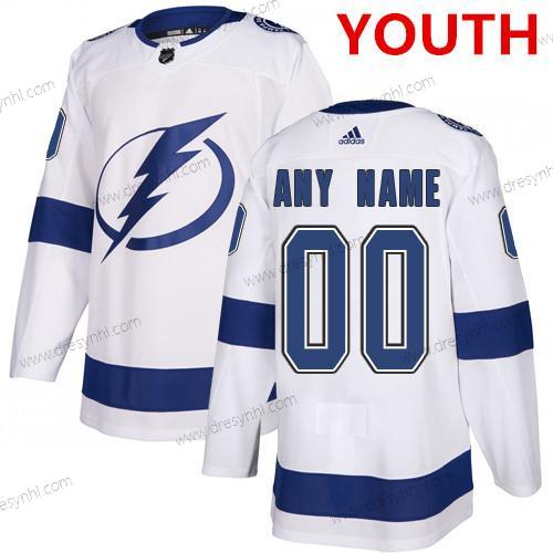 Adidas Tampa Bay Lightning Personalizované NHL Autentické Bílý dres