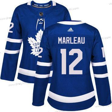 Adidas Toronto Maple Leafs #12 Patrick Marleau Modrý Domácí dres Autentické Sešitý NHL dres – Dámské