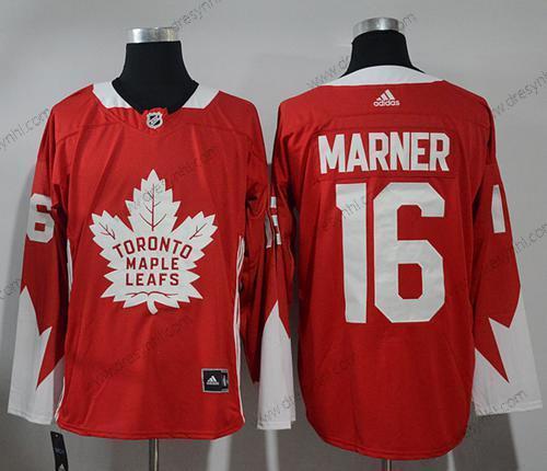 Adidas Toronto Maple Leafs #16 Mitchell Marner Červené Tým Kanady Autentické Sešitý NHL dres – Pánské