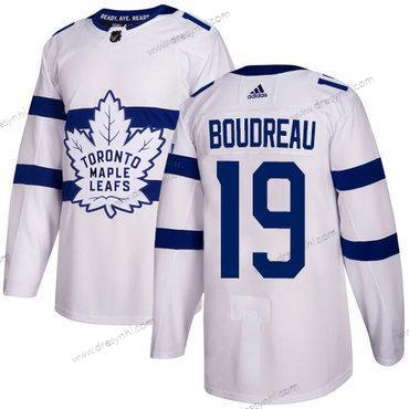 Adidas Toronto Maple Leafs #19 Bruce Boudreau Bílý Autentické 2018 Stadium Series Sešitý NHL dres – Pánské