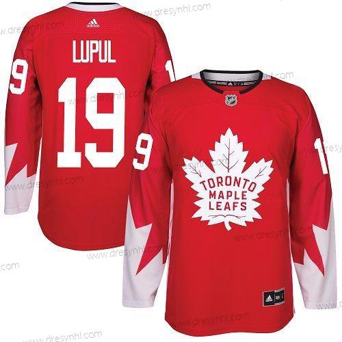 Adidas Toronto Maple Leafs #19 Joffrey Lupul Červené Tým Kanady Autentické Sešitý NHL dres – Pánské