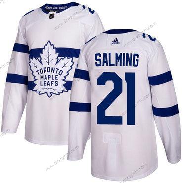 Adidas Toronto Maple Leafs #21 Borje Salming Bílý Autentické 2018 Stadium Series Sešitý NHL dres – Pánské