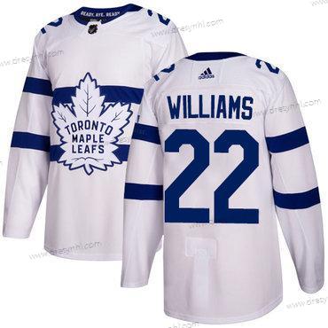 Adidas Toronto Maple Leafs #22 Tiger Williams Bílý Autentické 2018 Stadium Series Sešitý NHL dres – Pánské