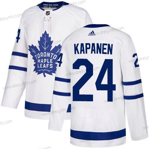 Adidas Toronto Maple Leafs #24 Kasperi Kapanen Bílý Hostující dres Autentické dres – Pánské