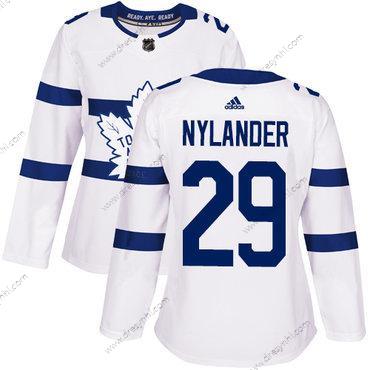 Adidas Toronto Maple Leafs #29 William Nylander Bílý Autentické 2018 Stadium Series Sešitý NHL dres – Dámské