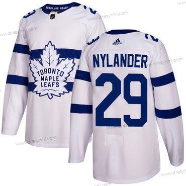 Adidas Toronto Maple Leafs #29 William Nylander Bílý Autentické 2018 Stadium Series Sešitý NHL dres – Pánské