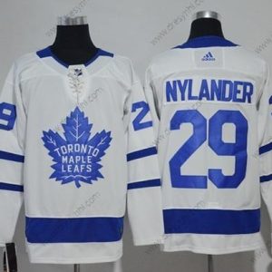 Adidas Toronto Maple Leafs #29 William Nylander Bílý Road Autentické Sešitý NHL dres – Pánské