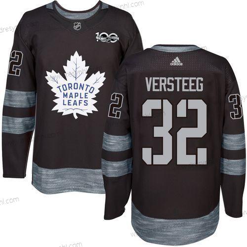 Adidas Toronto Maple Leafs #32 Kris Versteeg Černá 100th Výročí Sešitý NHL 2017 Hokejový dres – Pánské