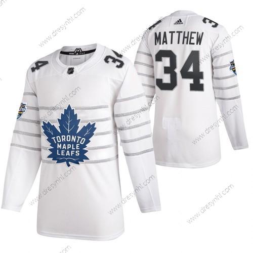 Adidas Toronto Maple Leafs #34 Auston Matthews Bílý 2020 NHL All Star Game dres – Pánské