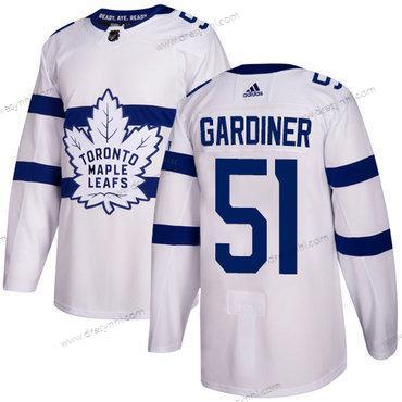 Adidas Toronto Maple Leafs #51 Jake Gardiner Bílý Autentické 2018 Stadium Series Sešitý NHL dres – Pánské