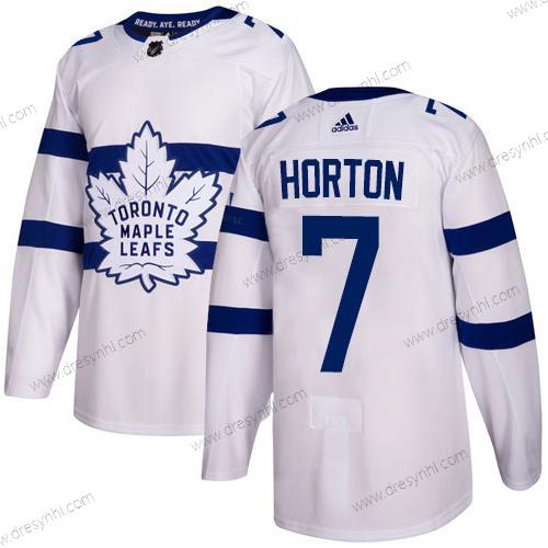 Adidas Toronto Maple Leafs #7 Tim Horton Bílý Autentické 2018 Stadium Series Sešitý NHL dres – Pánské