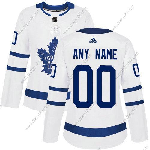 Adidas Toronto Maple Leafs Personalizované Bílý Hostující dres Autentické dres – Dámské