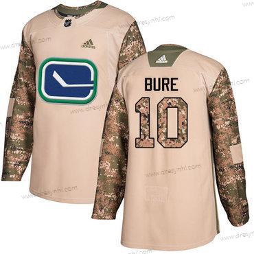 Adidas Vancouver Canucks #10 Pavel Bure Camo Autentické 2017 Veterans Day Sešitý NHL dres – Pánské