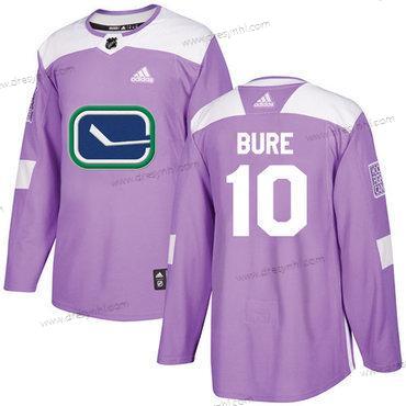 Adidas Vancouver Canucks #10 Pavel Bure Nachový Autentické Bojuje proti rakovině Sešitý NHL dres – Pánské