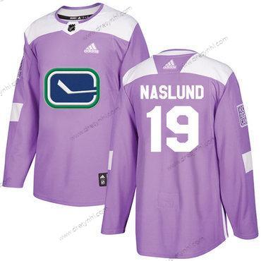 Adidas Vancouver Canucks #19 Markus Naslund Nachový Autentické Bojuje proti rakovině Sešitý NHL dres – Pánské