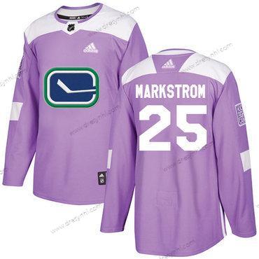 Adidas Vancouver Canucks #25 Jacob Markstrom Nachový Autentické Bojuje proti rakovině Sešitý NHL dres – Pánské