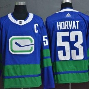 Adidas Vancouver Canucks #53 Bo Horvat Modrý dres – Pánské