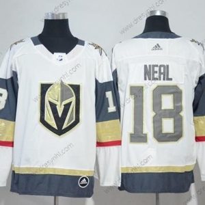 Adidas Vegas Golden Knights #18 James Neal Bílý Road Autentické Sešitý NHL dres – Dámské