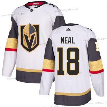 Adidas Vegas Golden Knights #18 James Neal Bílý Road Autentické Sešitý NHL dres – Pánské