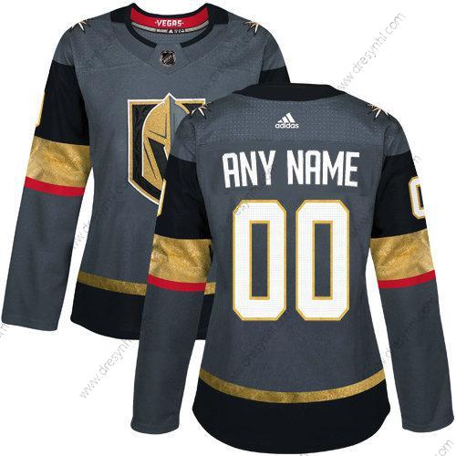 Adidas Vegas Golden Knights Personalizované Autentické Šedá Domácí dres NHL dres – Dámské