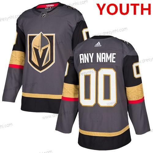 Adidas Vegas Golden Knights Personalizované Autentické Šedá Domácí dres NHL dres