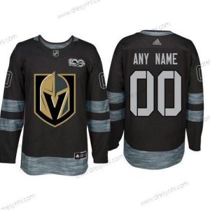 Adidas Vegas Golden Knights Personalizované Černá 1917-2017 100th Výročí Sešitý NHL dres