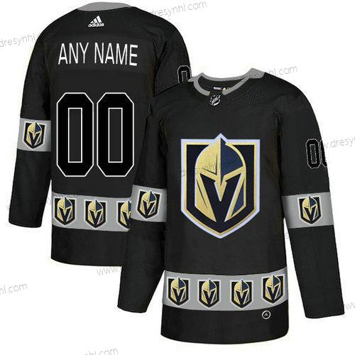 Adidas Vegas Golden Knights Personalizované Černá Tým Logos dres – Pánské