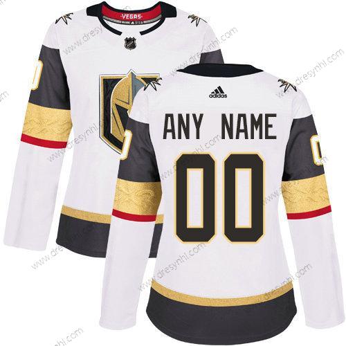 Adidas Vegas Golden Knights Personalizované NHL Autentické Bílý dres – Dámské