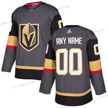 Adidas Vegas Golden Knights Personalizované Šedá Domácí dres Autentické Sešitý NHL dres – Pánské