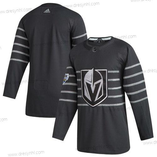 Adidas Vegas Golden Knights Prázdný Šedá 2020 NHL All-Star Game dres – Pánské