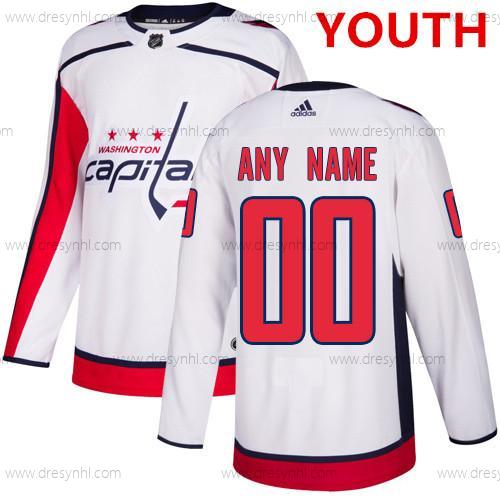 Adidas Washington Capitals Personalizované Bílý Hostující dres Autentické NHL dres