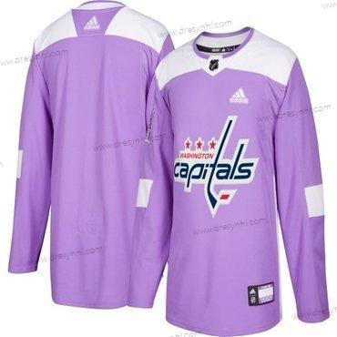 Adidas Washington Capitals Personalizované Nachový Růžový Hokejový Bojuje proti rakovině Tréninkový dres – Pánské