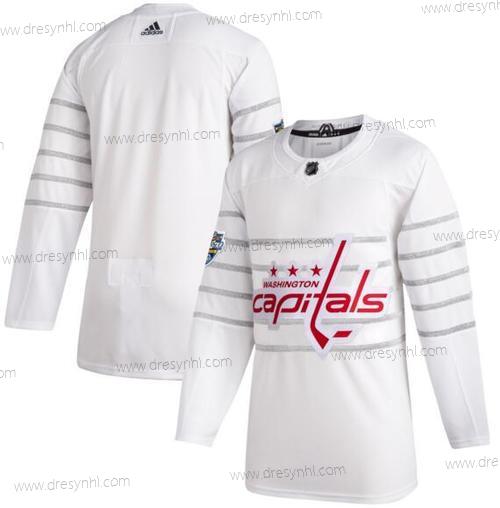 Adidas Washington Capitals Prázdný Bílý 2020 NHL All-Star Game dres – Pánské