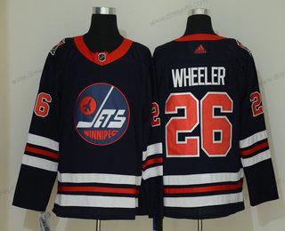 Adidas Winnipeg Jets #26 Blake Wheeler Námořnictvo Modrý 2019 Heritage Klasický Sešitý NHL dres – Pánské