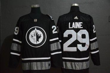 Adidas Winnipeg Jets 29 Patrik Laine Černá 2019 NHL All-Star dres – Pánské