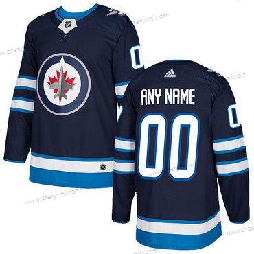 Adidas Winnipeg Jets Personalizované 2017-2018 Hokejový Modrý Sešitý NHL dres – Pánské