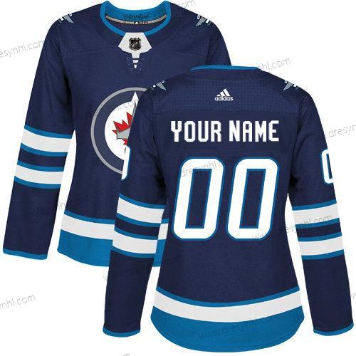 Adidas Winnipeg Jets Personalizované Autentické Námořnictvo Modrý Domácí dres NHL dres – Dámské