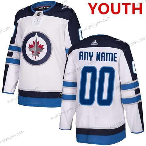 Adidas Winnipeg Jets Personalizované NHL Autentické Bílý dres