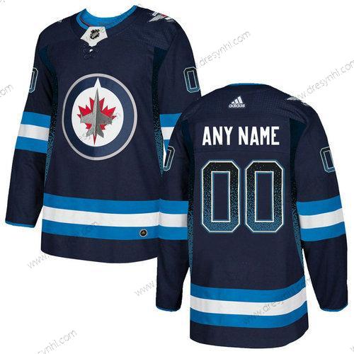 Adidas Winnipeg Jets Personalizované Námořnictvo dres – Pánské