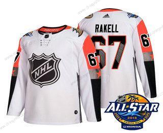 Anaheim Ducks #67 Rickard Rakell Bílý 2018 NHL All-Star Sešitý Hokejový dres – Pánské