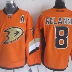 Anaheim Ducks #8 Teemu Selanne 2014 Stadium Series Oranžová dres – Pánské