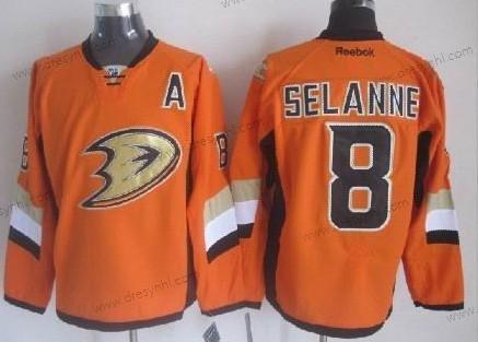 Anaheim Ducks #8 Teemu Selanne 2014 Stadium Series Oranžová dres – Pánské